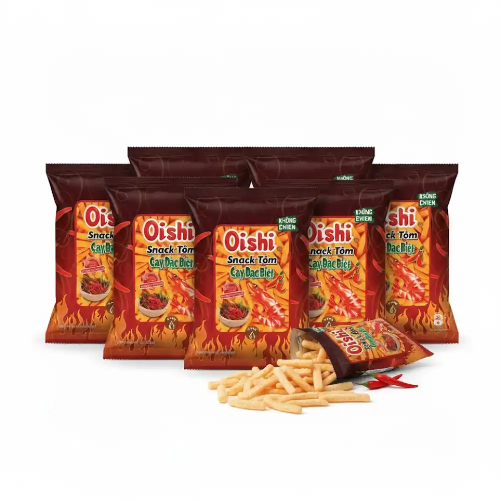 Snack tôm cay đặc biệt Oishi gói 110g