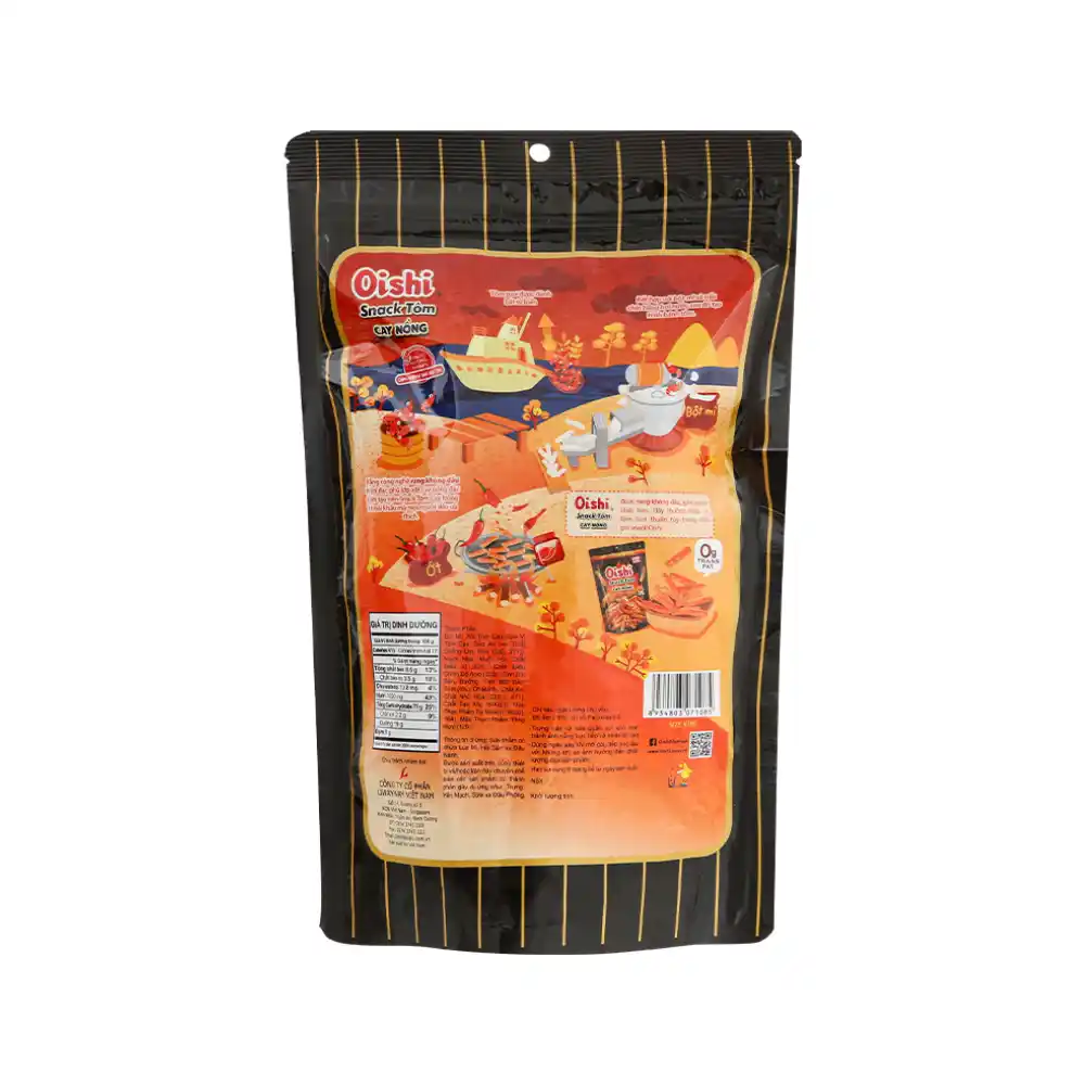 Snack tôm cay nồng Oishi gói 70g