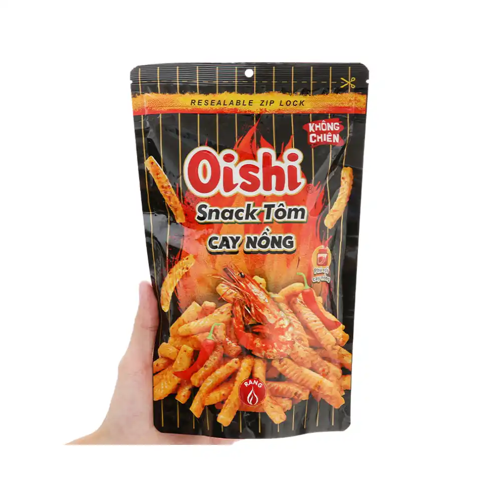 Snack tôm cay nồng Oishi gói 70g