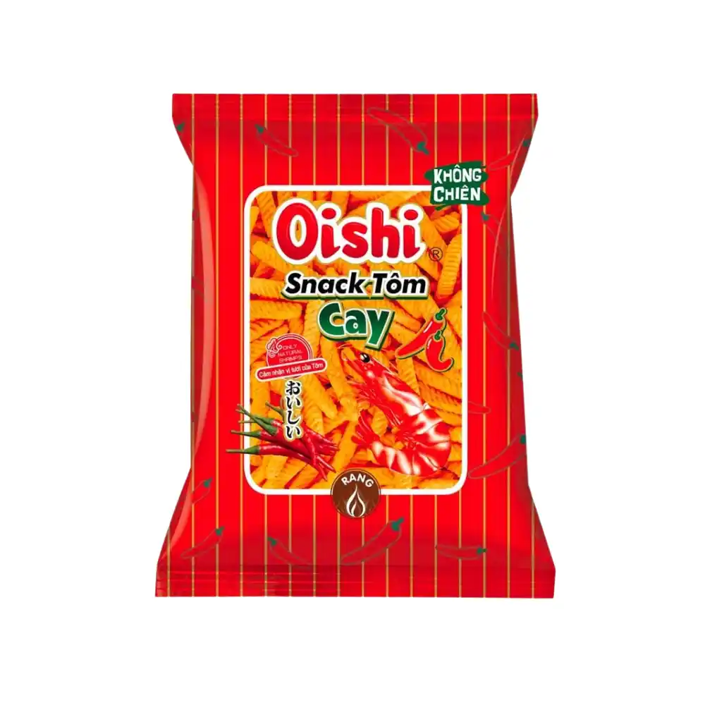 Snack tôm cay Oishi gói 34g