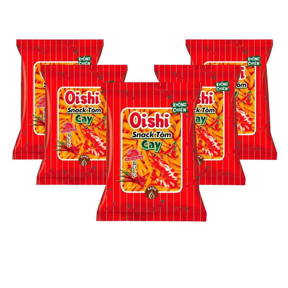 Snack tôm cay Oishi gói 68g
