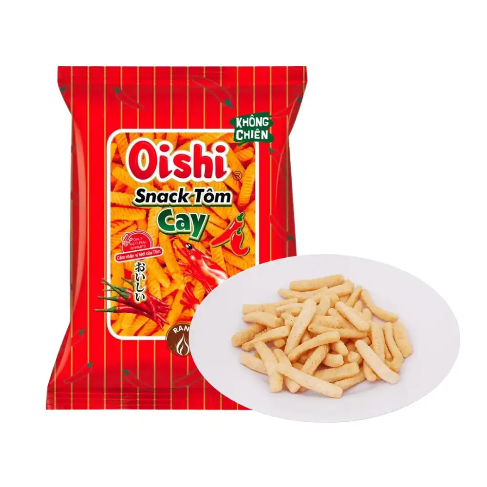 Snack tôm cay Oishi gói 68g
