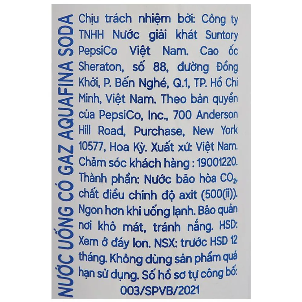 Soda Aquafina 320ml