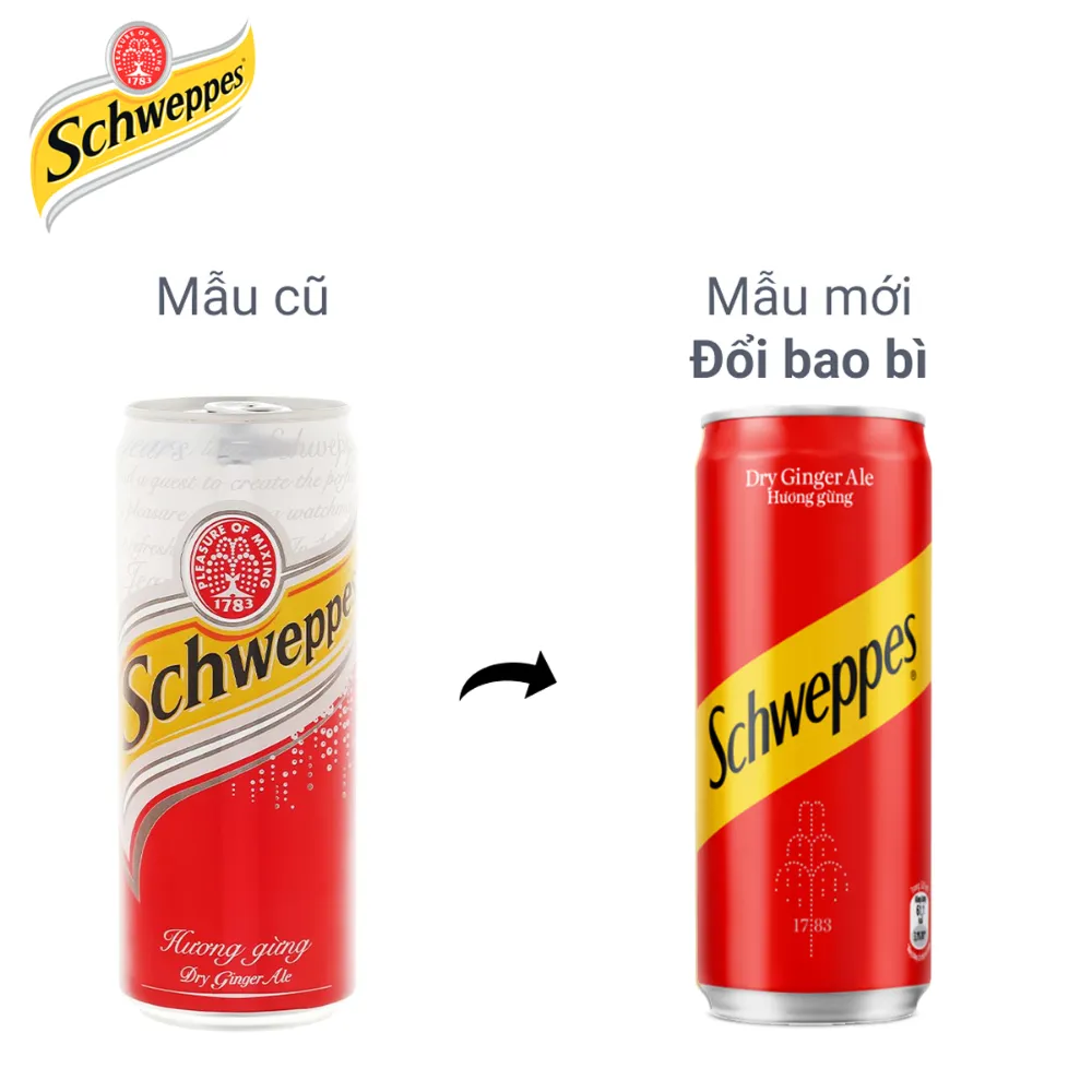 Soda Schweppes Dry Ginger Ale 320ml