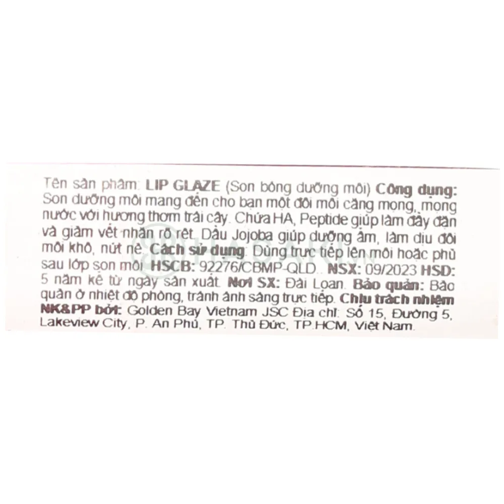 Son bóng Australis Lip Glaze 4.5ml