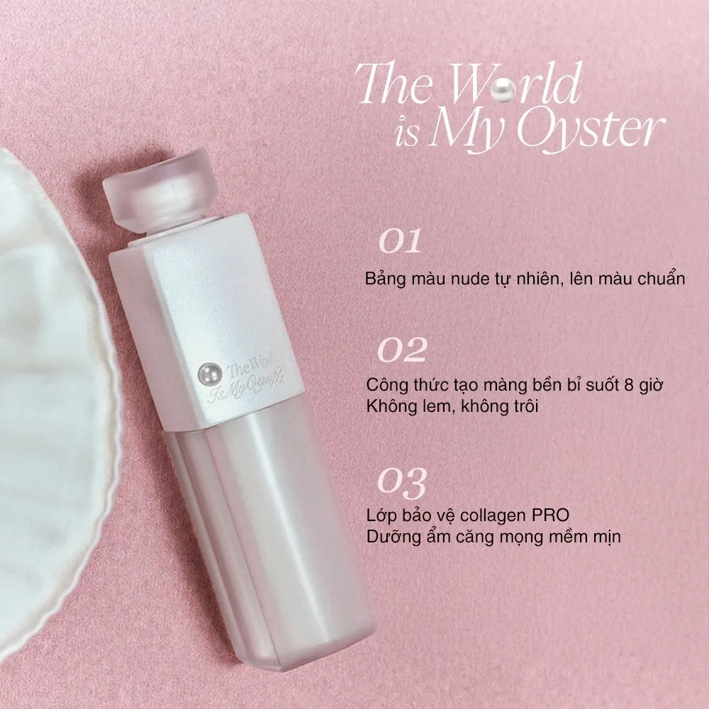 Son bóng collagen Joocyee Essence Glazed 3.5g