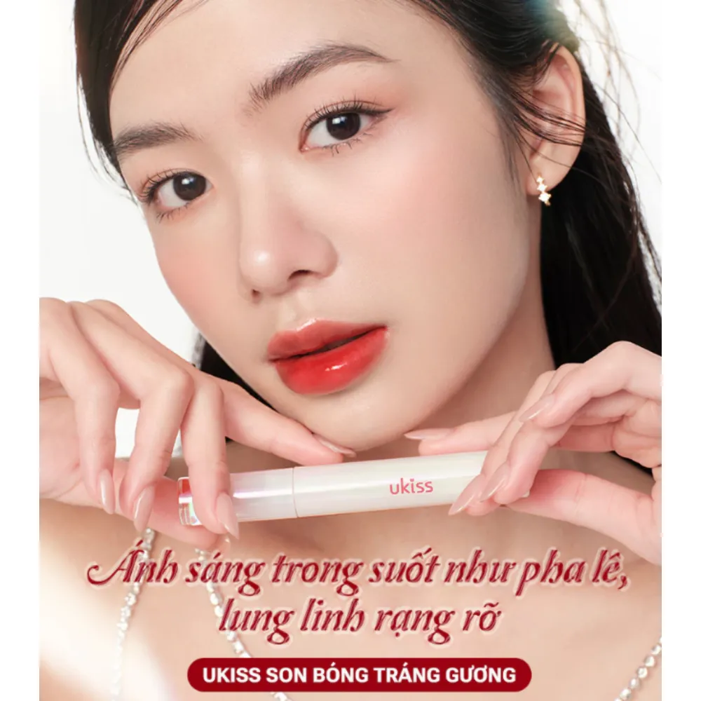 Son bóng tráng gương Ukiss 3g (nhiều màu)