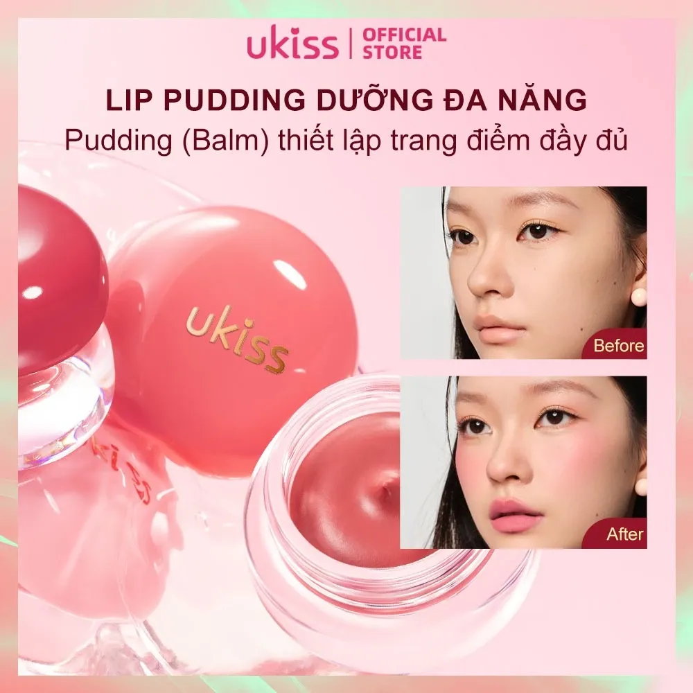 Son bùn Ukiss Pudding Lip 4.2g (nhiều màu)