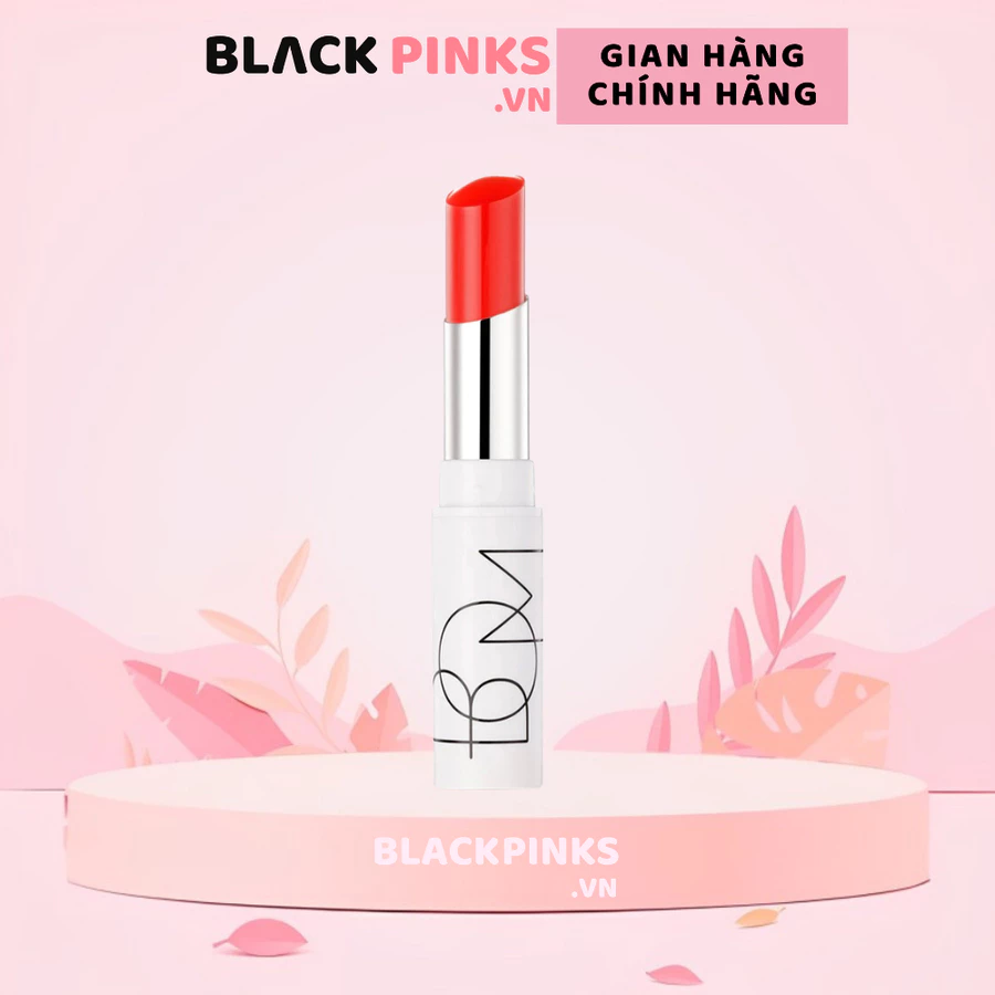Son dưỡng B.O.M 02 Pure Red - Đỏ tự nhiên /Coral - Cam tự nhiên 4.5g