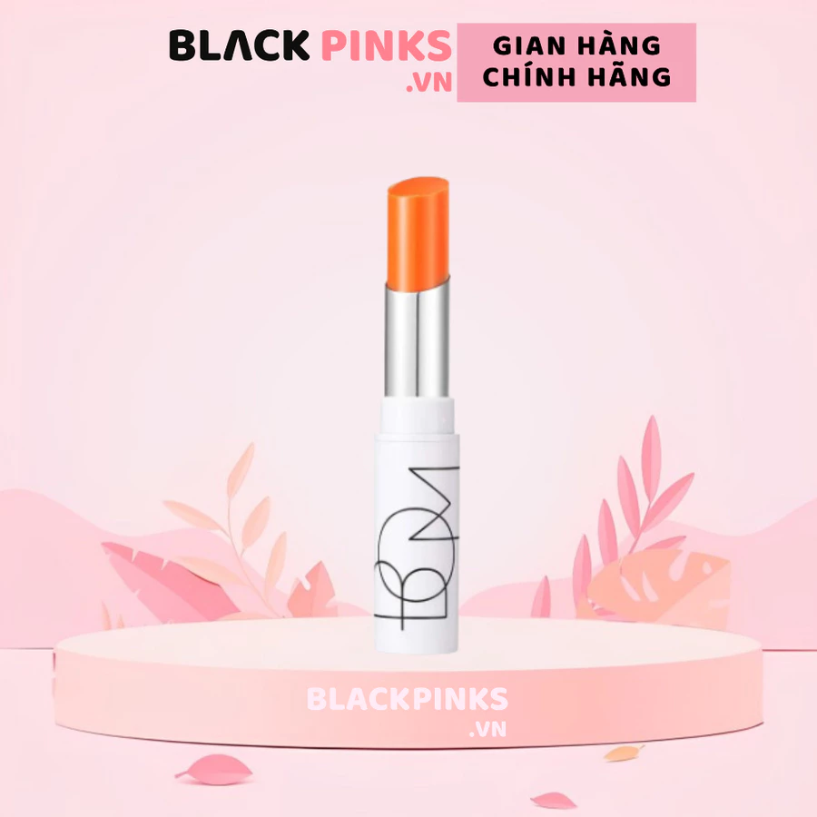 Son dưỡng B.O.M 02 Pure Red - Đỏ tự nhiên /Coral - Cam tự nhiên 4.5g
