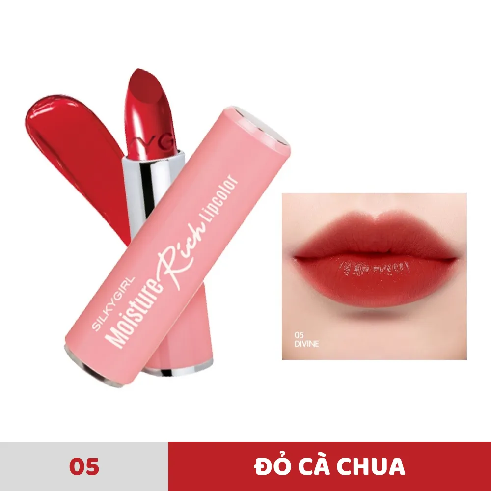 Son dưỡng có màu Silkygirl Moisture Rich 3.2g