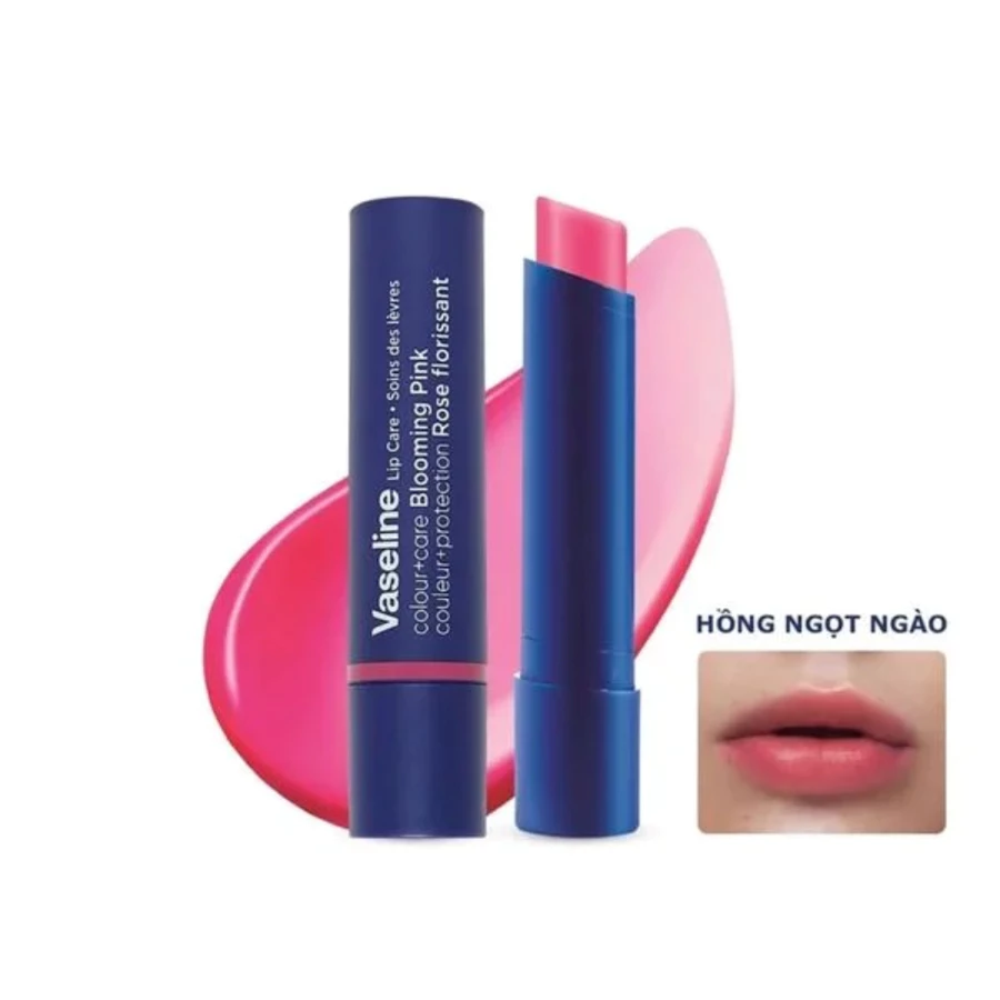 Son dưỡng có màu Vaseline hồng cam êm dịu /đỏ tươi tắn /hồng ngọt ngào 3g