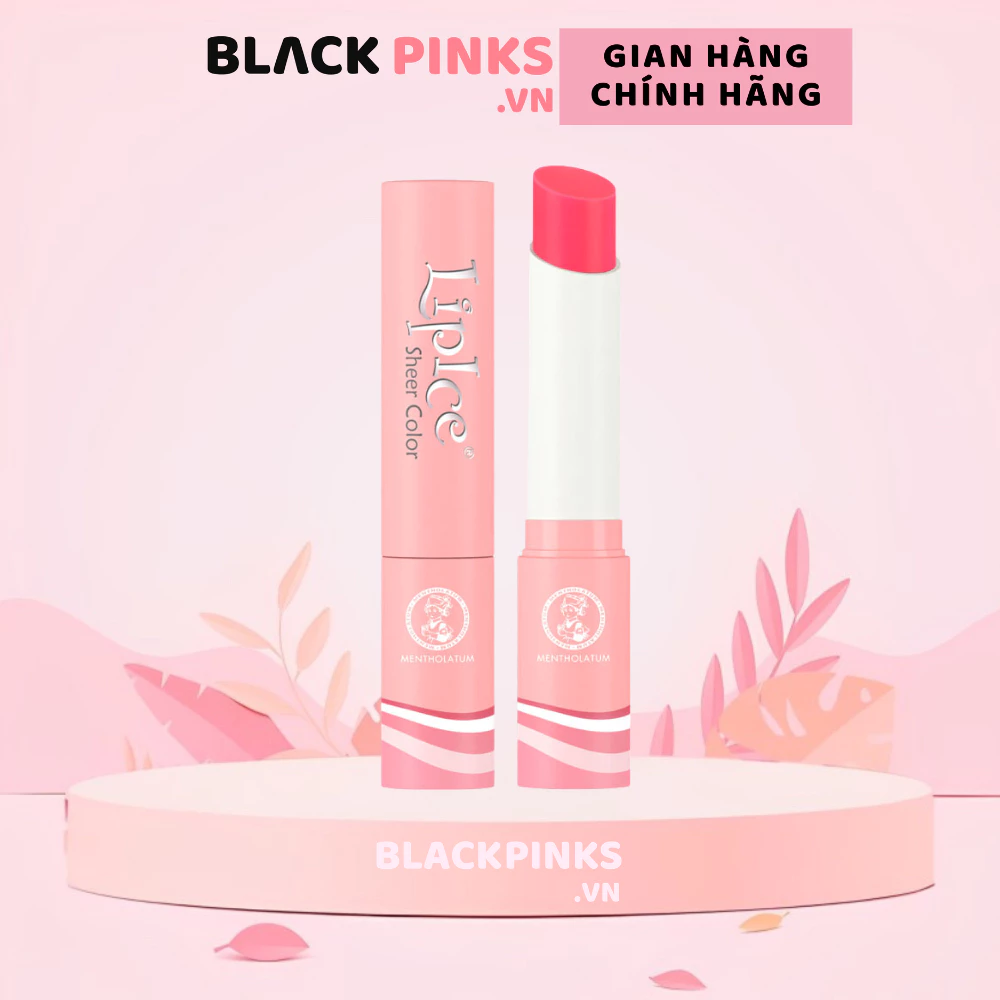 Son dưỡng LipIce hiệu chỉnh sắc môi màu Rose / Natural hương tinh khiết /Orange - Cam đào /Đỏ gạch /Hồng đất 2.4g