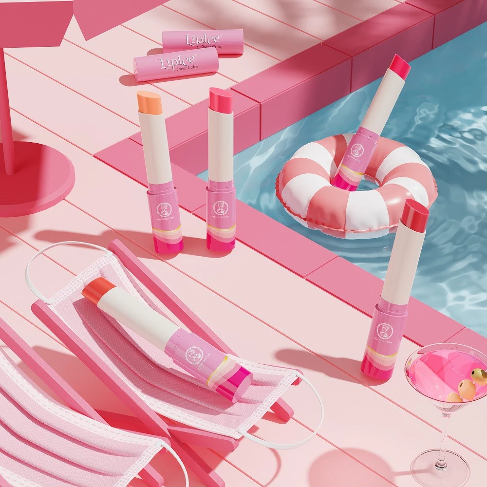 Son dưỡng LipIce hiệu chỉnh sắc môi màu Rose / Natural hương tinh khiết /Orange - Cam đào /Đỏ gạch /Hồng đất 2.4g