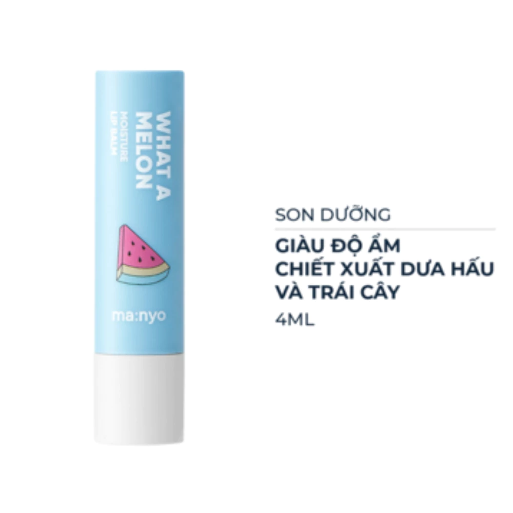Son dưỡng Ma:nyo giàu độ ẩm từ dưa hấu và trái cây 4ml