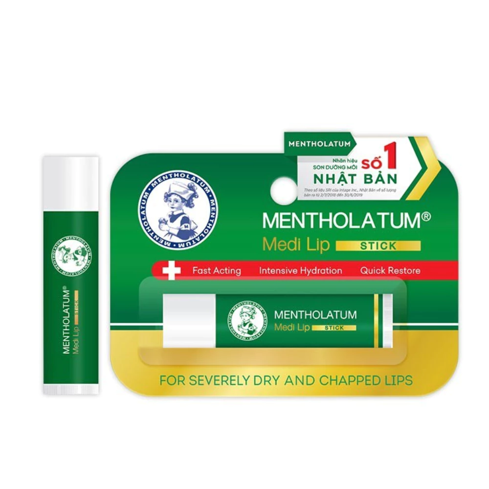 Son dưỡng Mentholatum chuyên biệt cho môi khô, nứt nẻ 4.3g