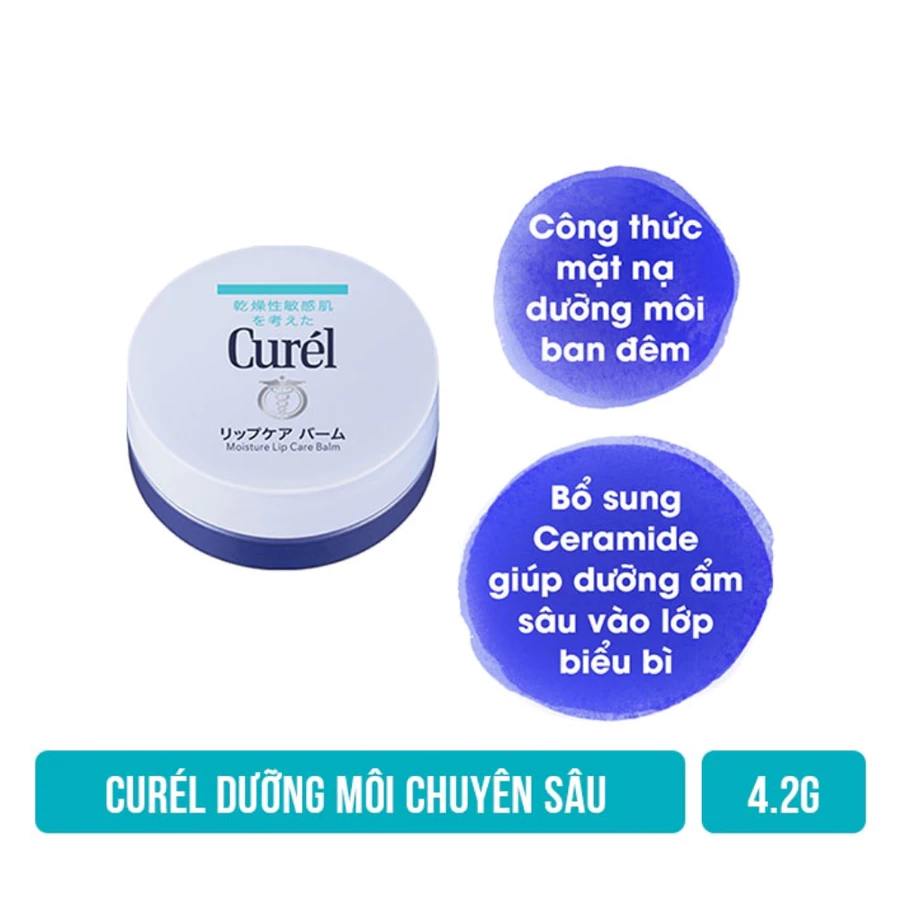 Son dưỡng môi Curél chuyên sâu cho môi khô, nhạy cảm 4.2g