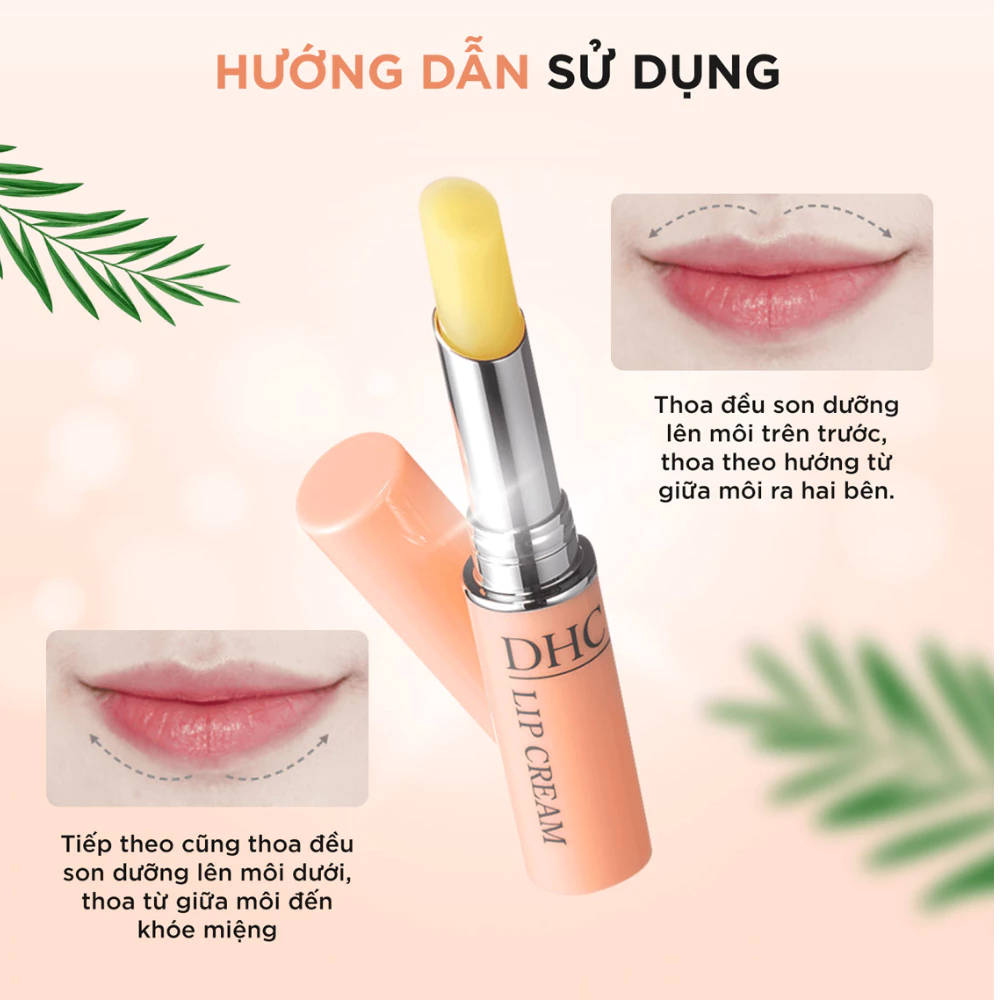 Son dưỡng môi DHC không màu hỗ trợ giảm thâm môi 1.5g