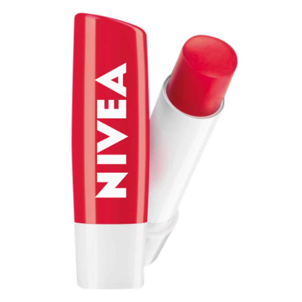Son dưỡng môi Nivea chuyên sâu / hương đào /hương dâu 4.8g