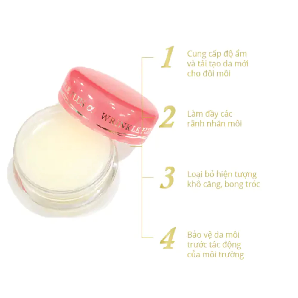 Son dưỡng Naris ngừa nhăn và khô môi dạng hũ 10g