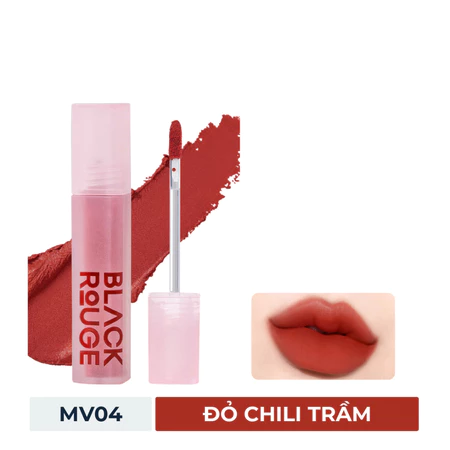 Son kem Black Rouge MV01 Peach Pudding /MV02 Strawberry Mochi /MV04 Best Cinnamon /MV05 Dried Persimmon/MV06 Bean Jam 4g