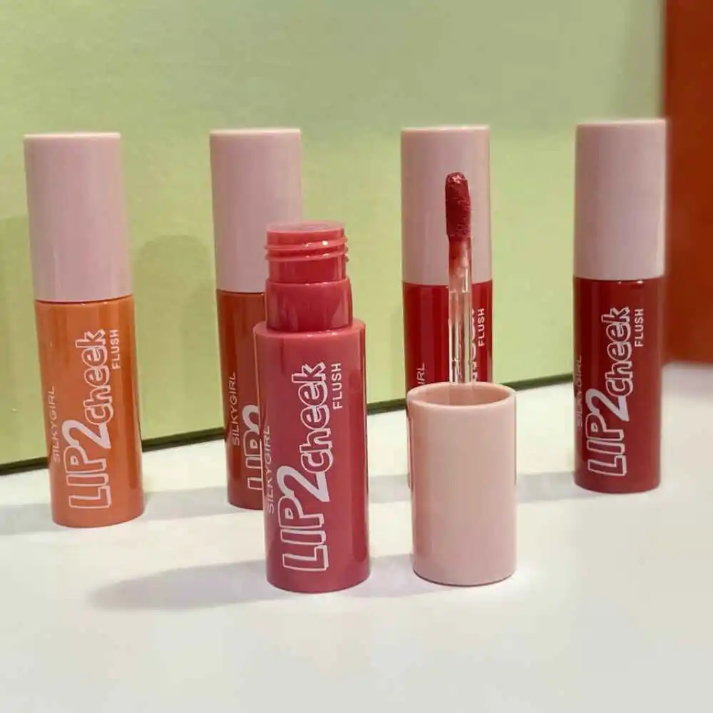 Son kem lì 2In1 Silkygirl 01 cam đào/02 hồng phấn/04 đỏ cherry/05 đỏ nâu 3.8ml