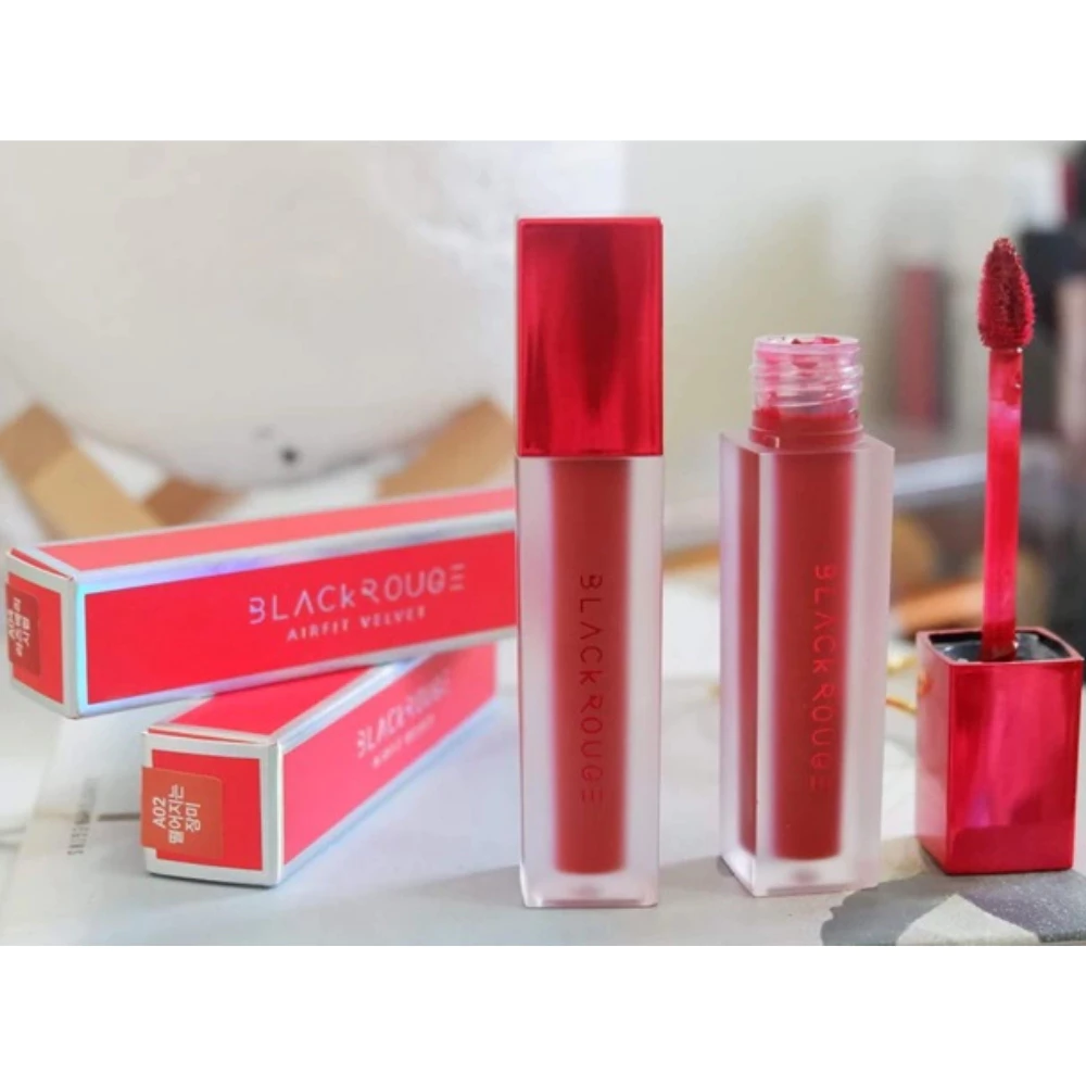 Son kem lì Black Rouge A01 Strawberry Red /A03 Soft Red /A04 Rasberry Syrup /A05 Marmalade /A06 Brick Red /A07 4.5g