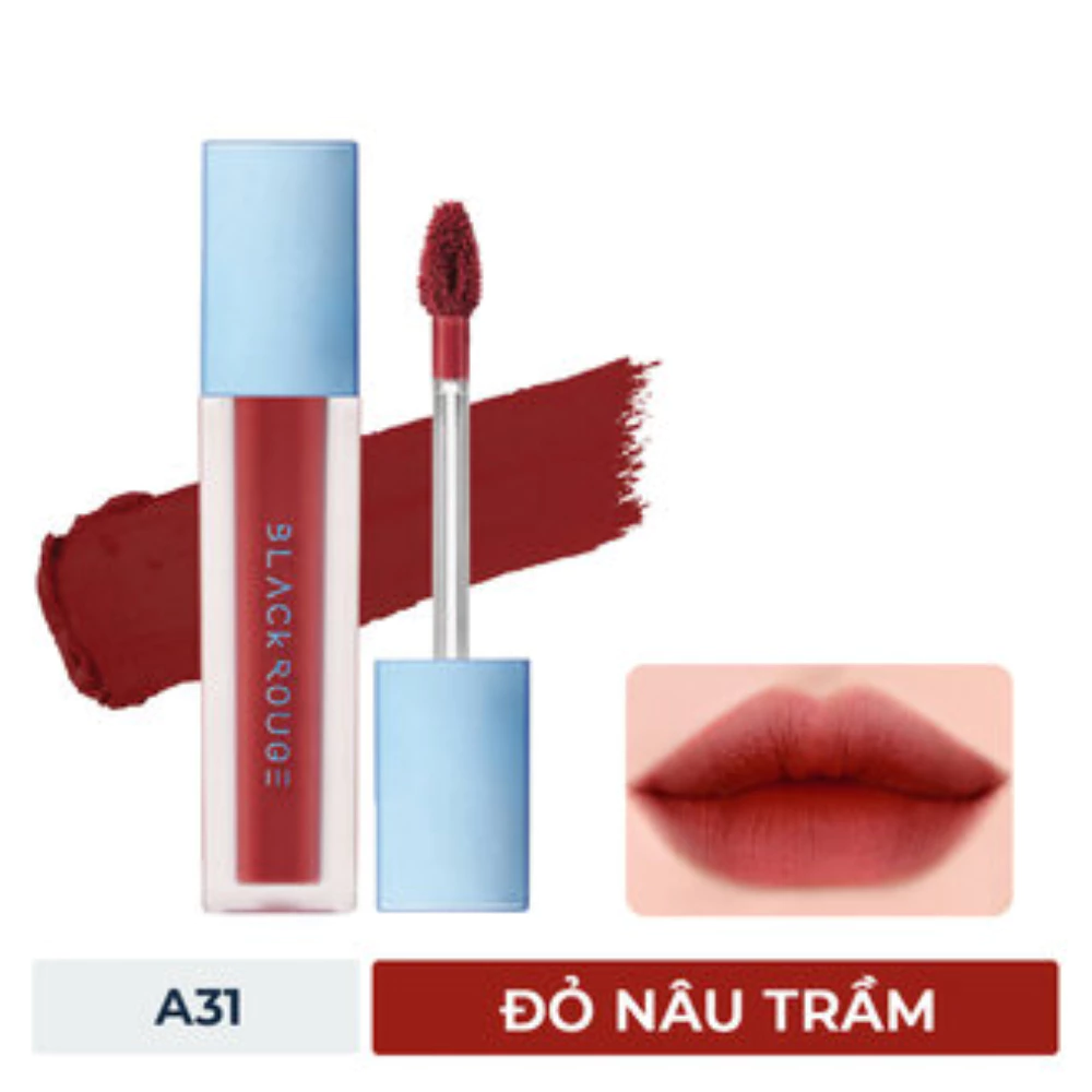 Son kem lì Black Rouge A28 Mango Tulip - Cam tulip /A31 Dry Daisy - Đỏ nâu trầm 4.5g