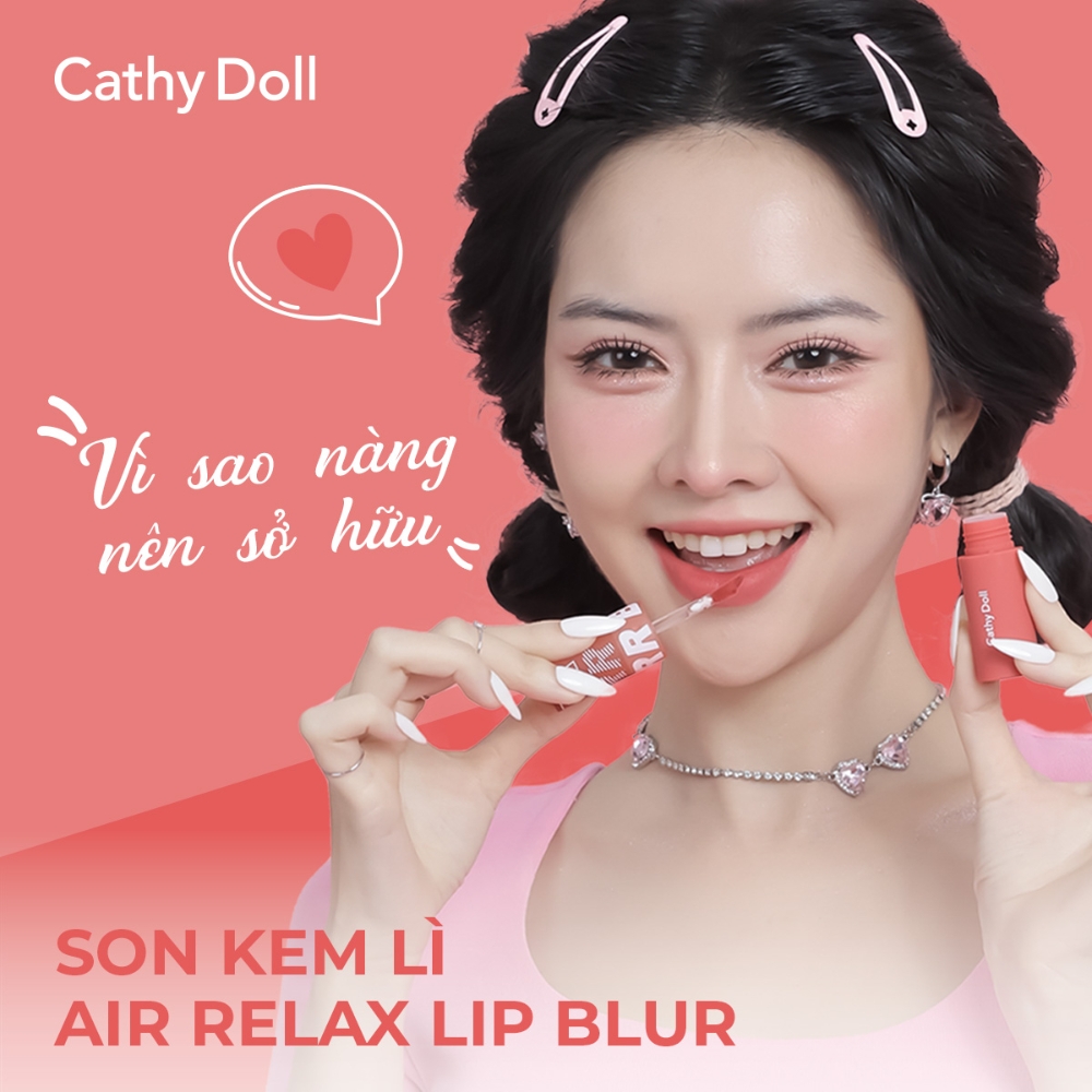 Son kem lì Cathy Doll màu 02/03/04/05/06/07/08/09/10/11 3.5 g