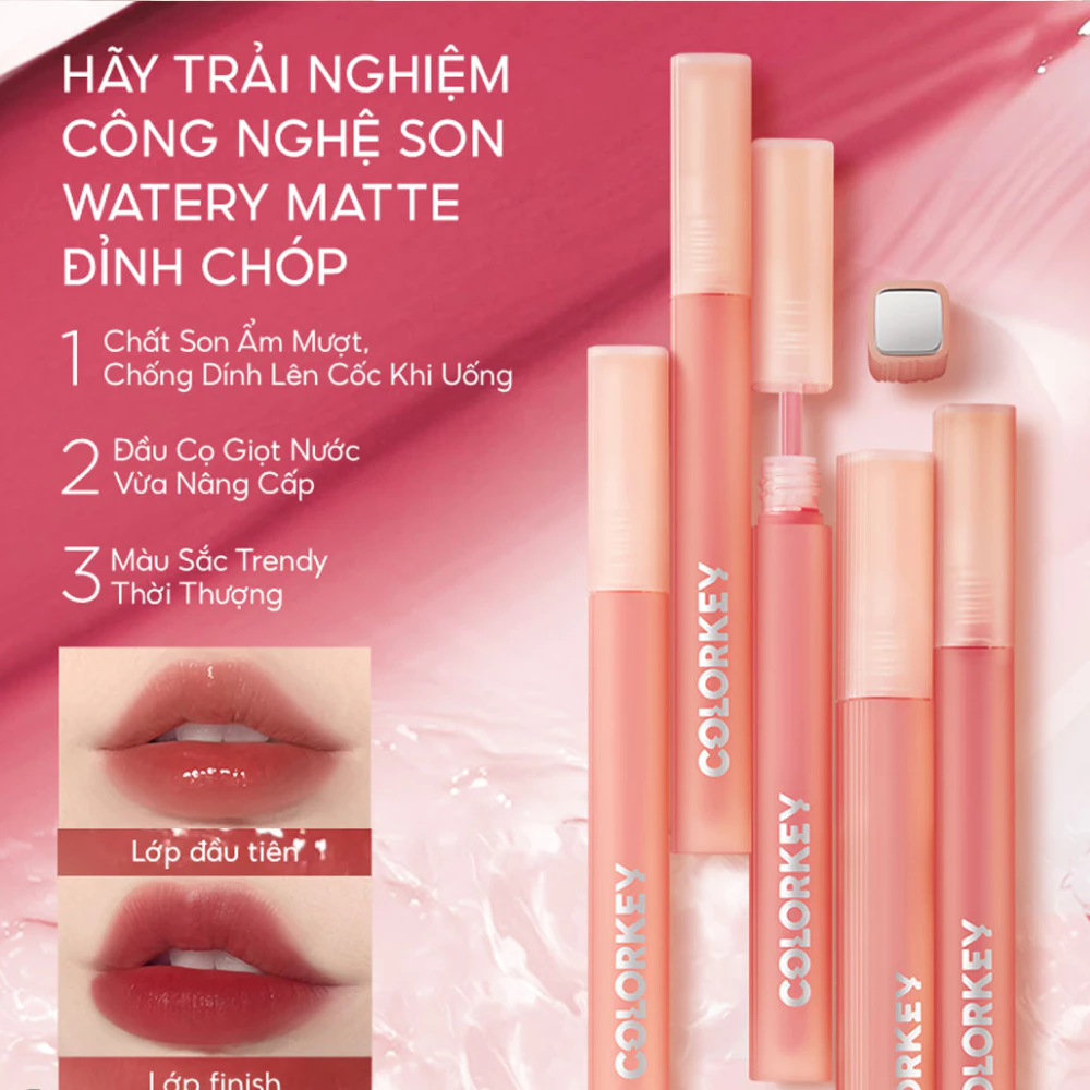 Son kem lì Colorkey R321/R300/R301/O302/B305/P307/O308/O311/O316 1.8g