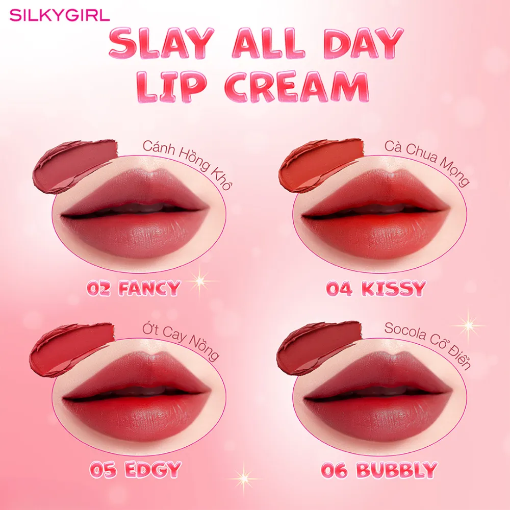 Son kem lì Silkgirl Slay All Day 2ml