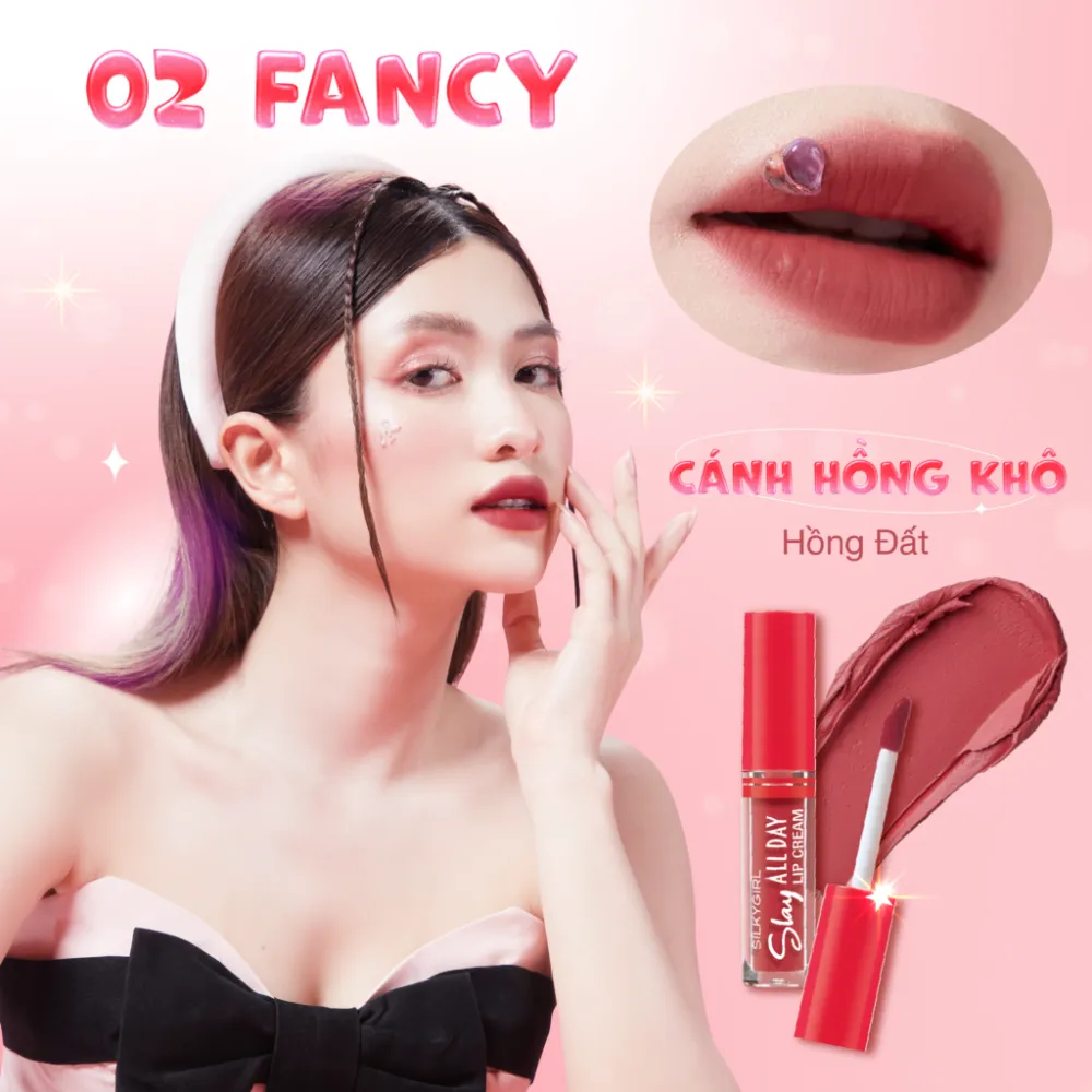 Son kem lì Silkgirl Slay All Day 2ml