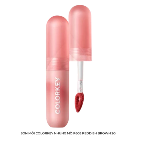 Son môi Colorkey nhung mờ O106/R608/R107/O128/O129/R130 2g