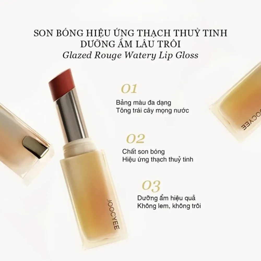 Son thỏi Joocyee Glazed 3.5g (nhiều màu)