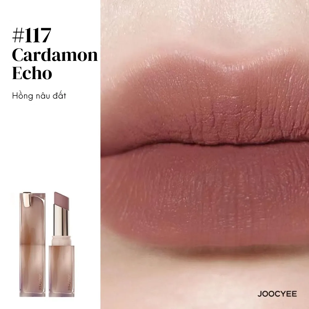 Son thỏi lì Joocyee Muddy nhẹ môi 3.2g (nhiều màu)