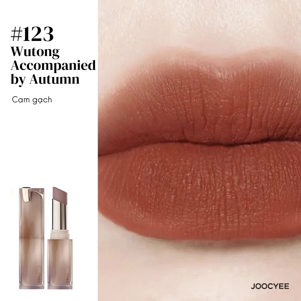 Son thỏi lì Joocyee Muddy nhẹ môi 3.2g (nhiều màu)