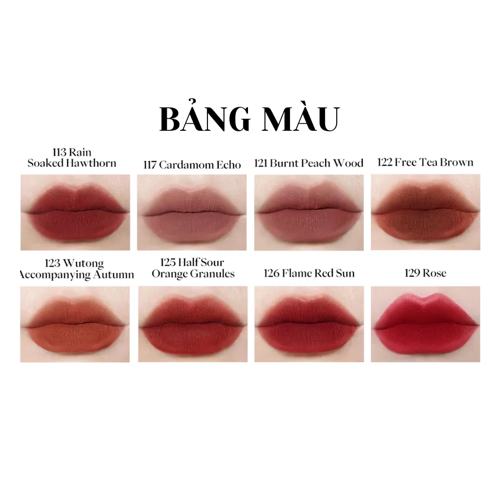 Son thỏi lì Joocyee Muddy nhẹ môi 3.2g (nhiều màu)