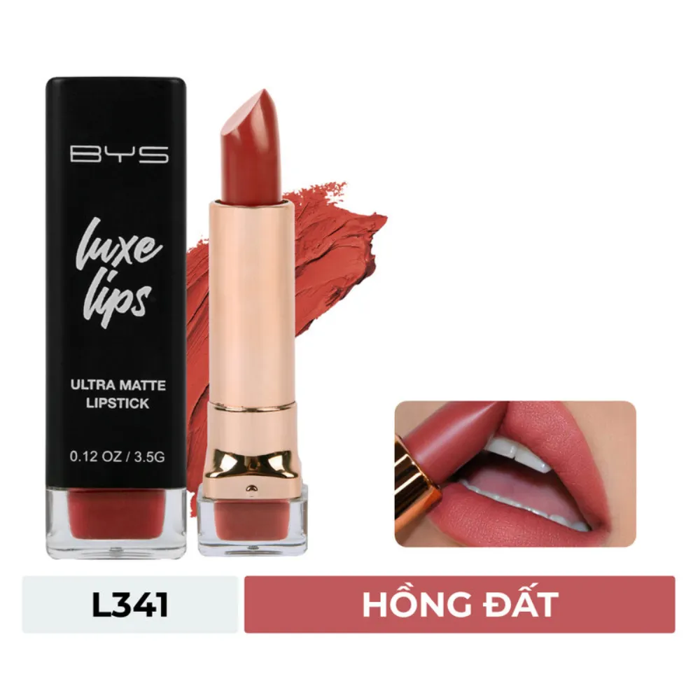 Son thỏi lì thuần chay Bys Luxe lips 3.5g