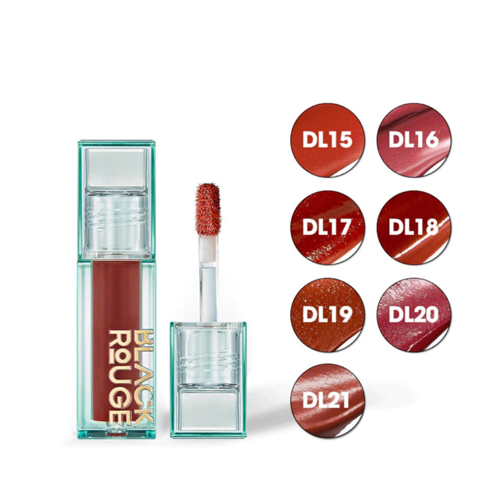 Son Tint Black Rouge DL21 Brick Jasper /DL18 Vintage Ruby /DL19 Cognac Dia  /DL17 Red Sapphire 4.1g