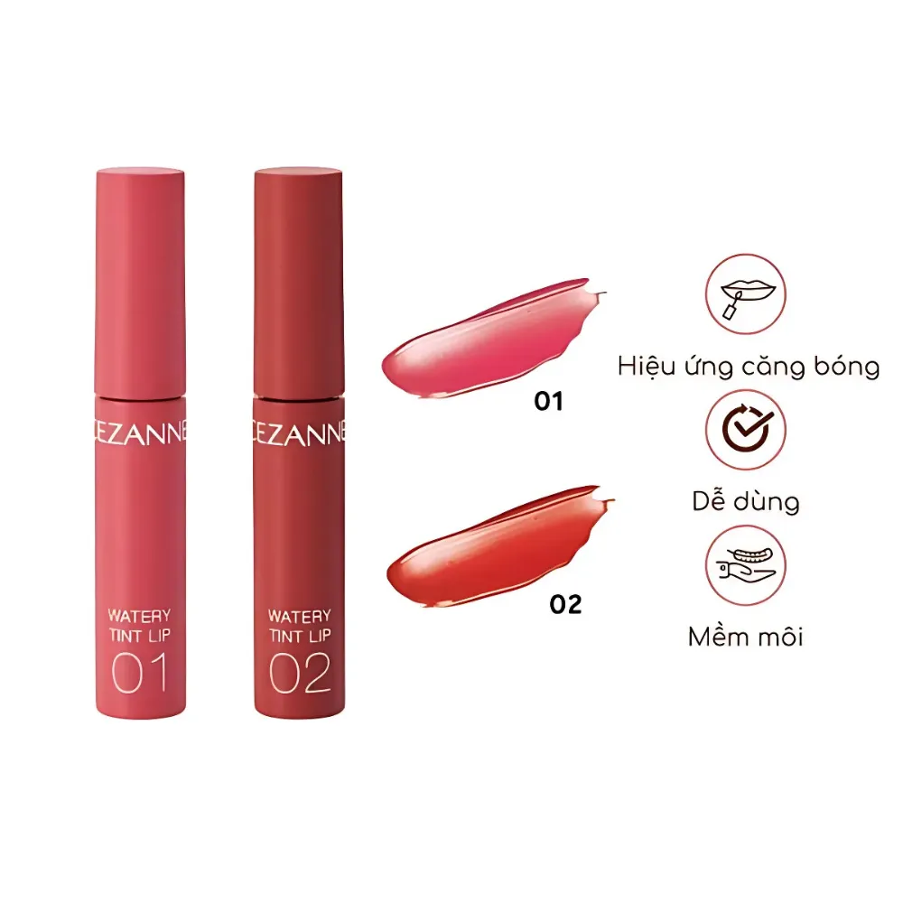 Son tint bóng dưỡng ẩm Cezanne 4g