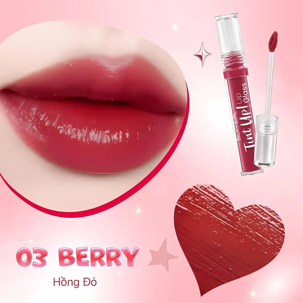 Son tint bóng Silkygirl Tint Up 3g
