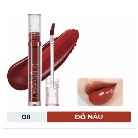Son tint Lilybyred M08 đỏ nâu/M09 đỏ ớt/M10 hồng đất/M12 hồng lạnh/M13 cam đỏ MLBB/M16 hồng nâu gỗ 3.8g