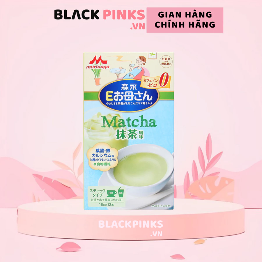 Sữa bầu Morinaga vị trà xanh/ vị café/ vị trà sữa 216g
