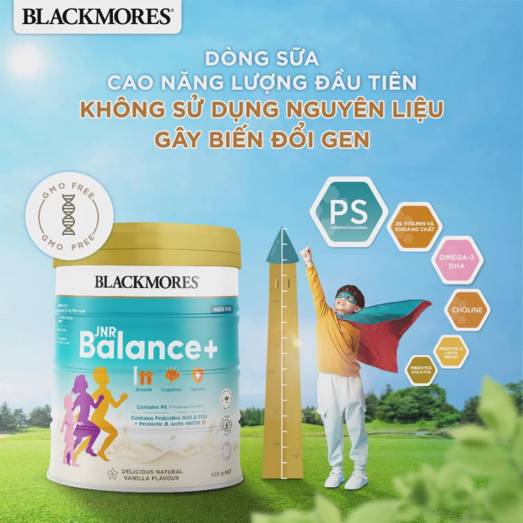 Sữa Blackmores JNR Balance + 850g cho bé từ 1-10 tuổi