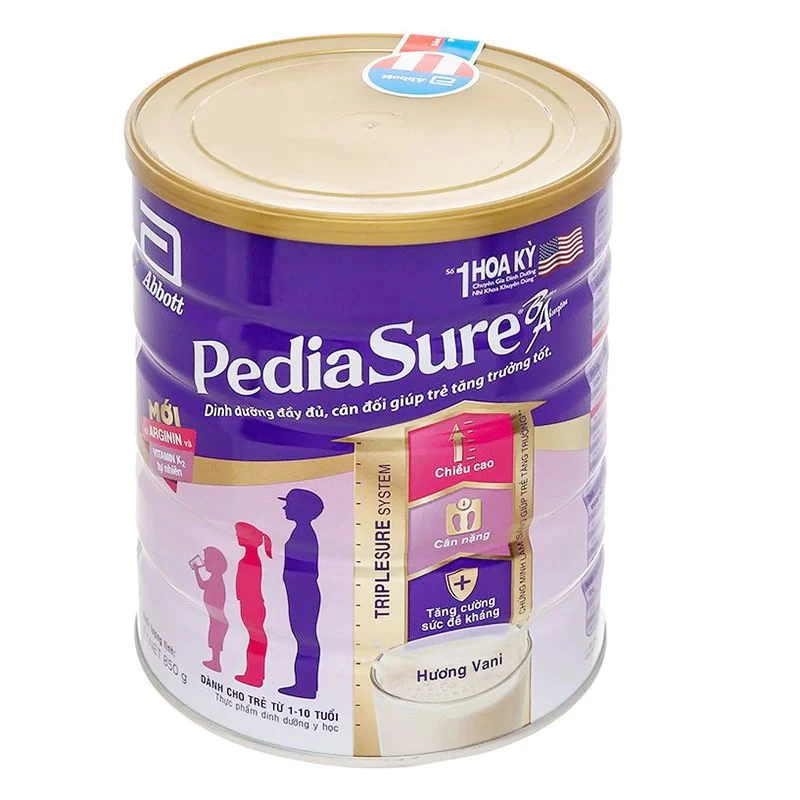 Sữa bột Abbott PediaSure BA hương vani 1.6kg cho bé từ 1 - 10 tuổi