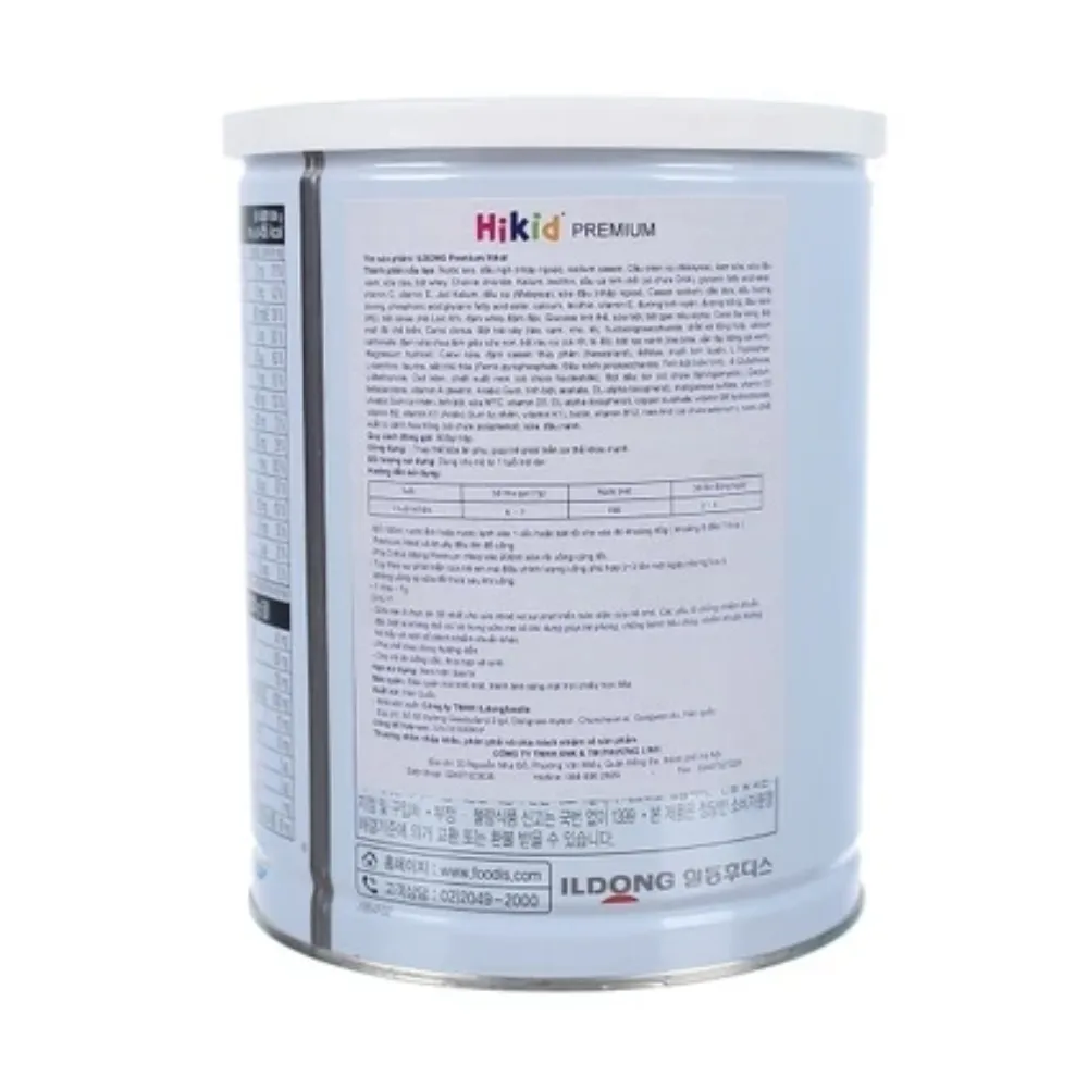 [TẶNG QUÀ] Sữa bột Hikid Premium Hàn Quốc 600g dành cho bé từ 1 - 9 tuổi
