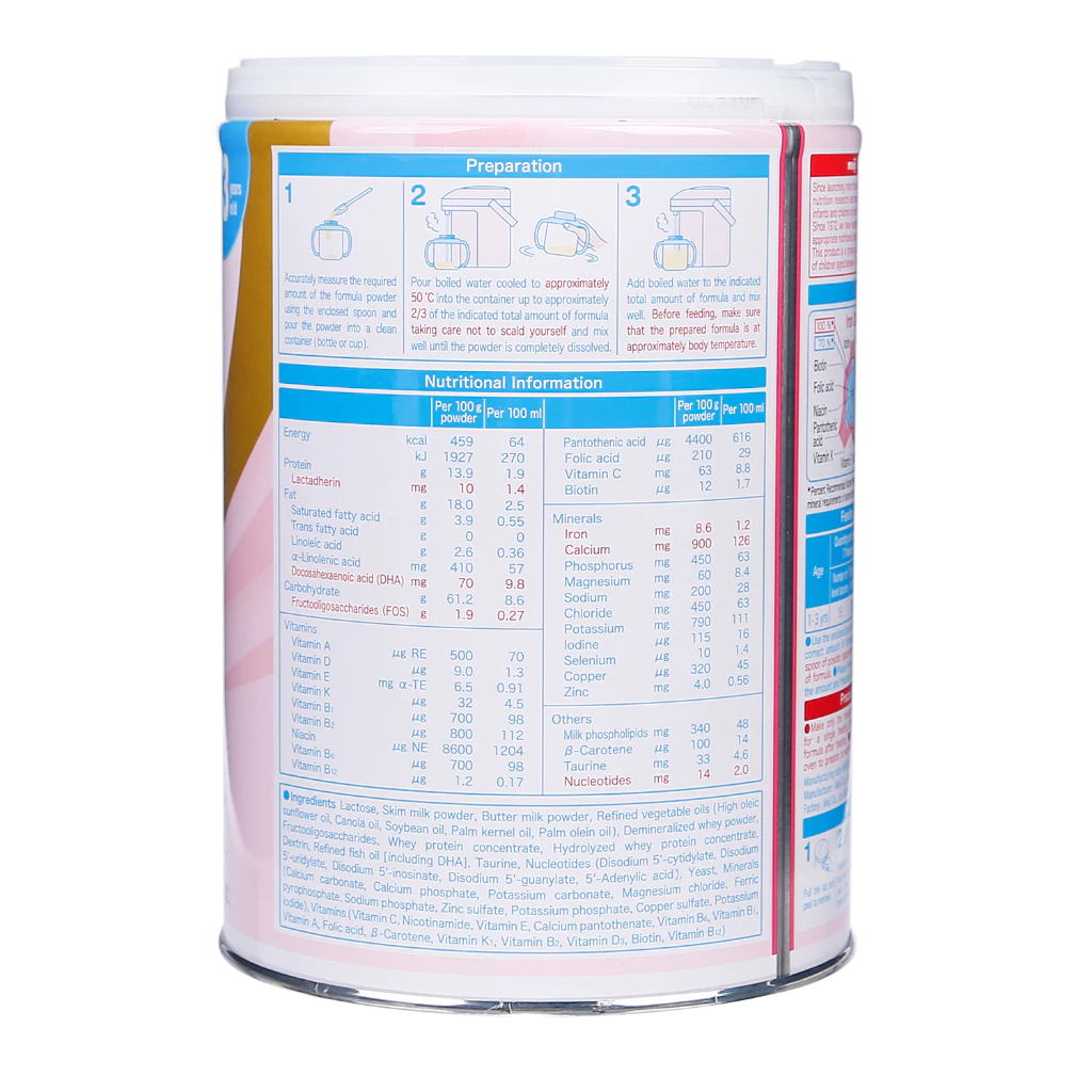 Sữa bột Meiji Growing Up Formula số 9 800g cho bé 1 - 3 tuổi