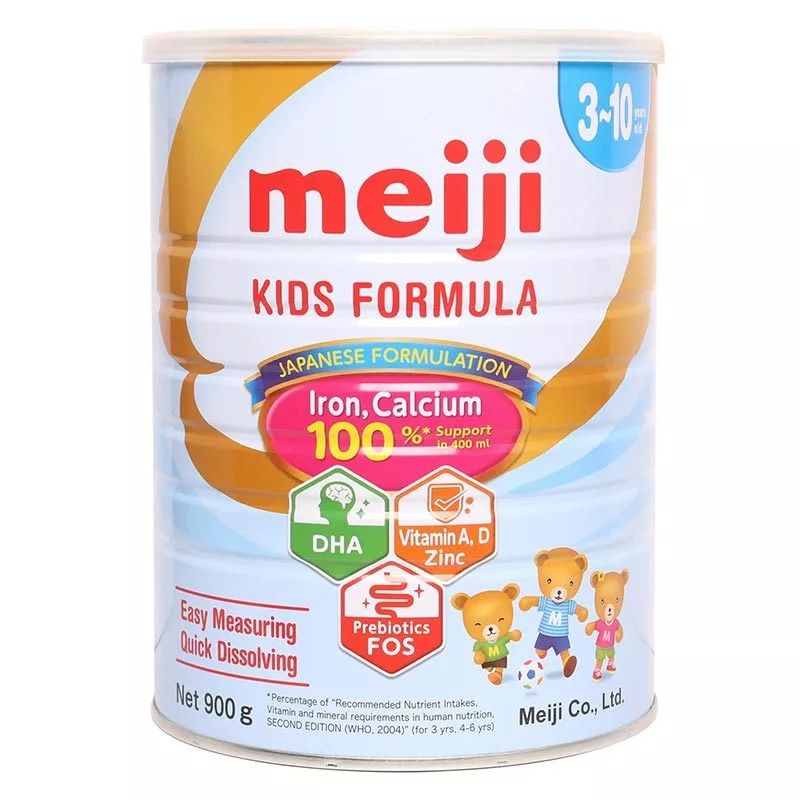 Sữa bột Meiji Kids Formula 900g cho bé 3 - 10 tuổi