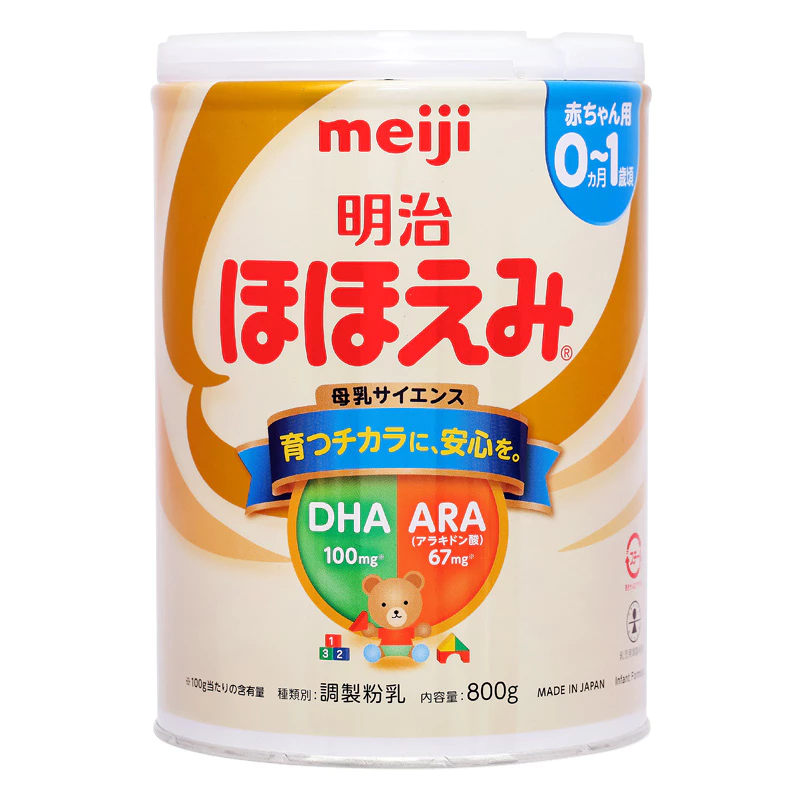 Sữa bột Meiji nội địa Nhật dạng lon/thanh cho bé