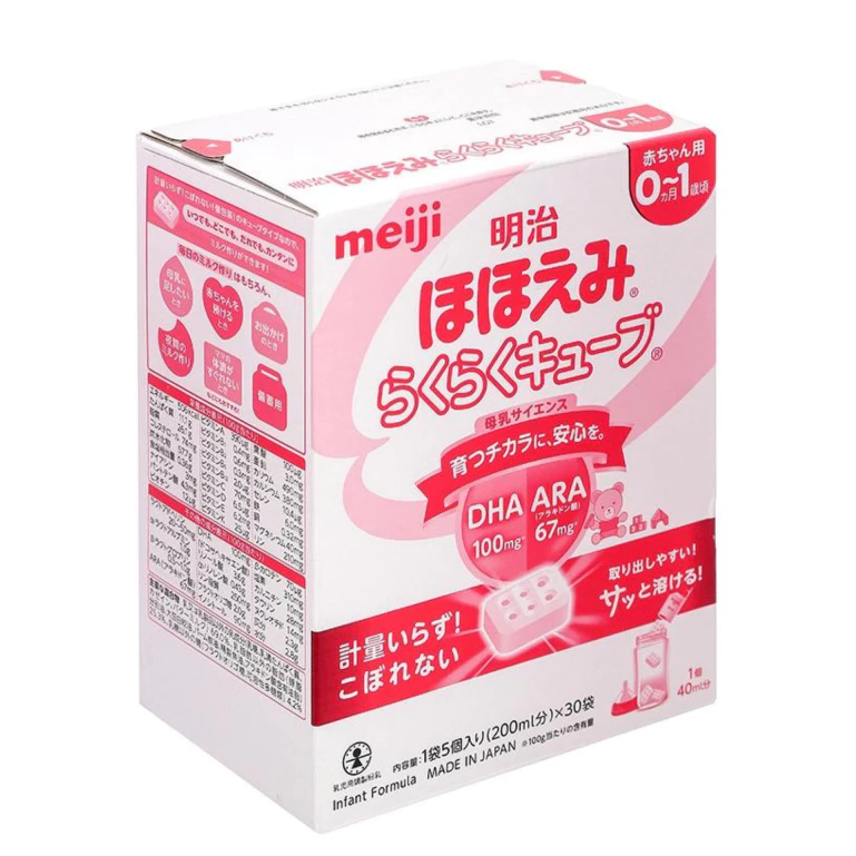 Sữa bột Meiji nội địa Nhật dạng lon/thanh cho bé